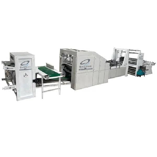 Automatic Square Bottom Paper Bag Making Machine