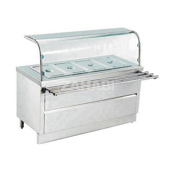 Bain Marie with Tray Rail