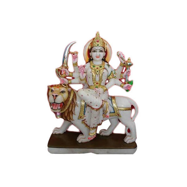 Marble Durga Maa Statue