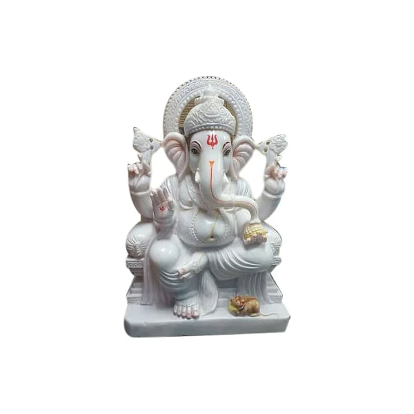 polishing marble ganesh ji statue