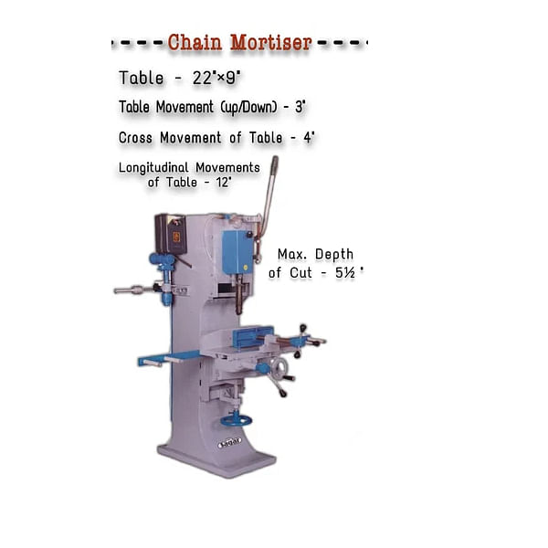 Chain Mortising Machine