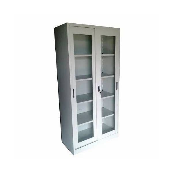 Library Sliding Glass Door Cupboard