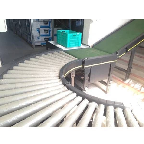 90 Degree Turn Roller Conveyor