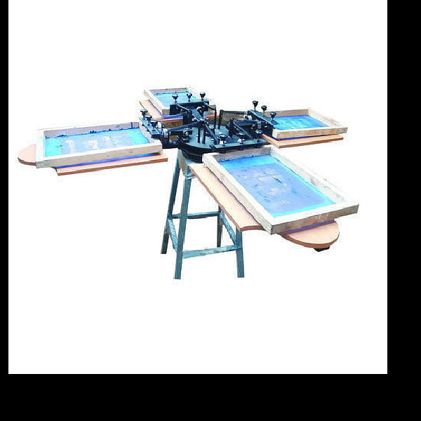 4 Station Screen Printing Machine