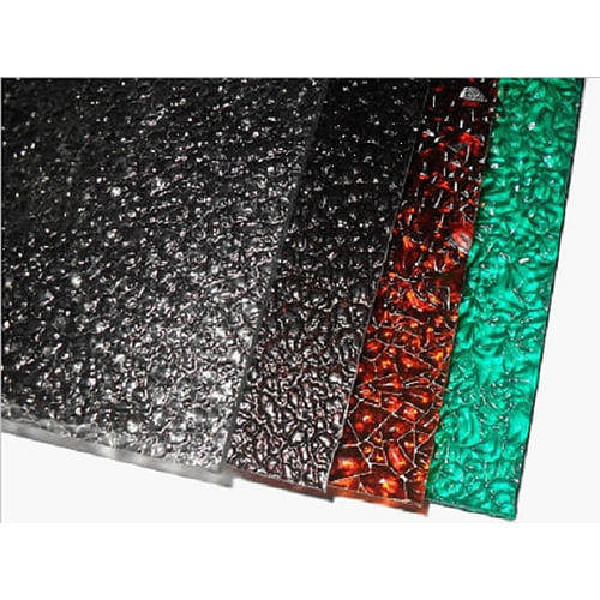 Coated Embossed Polycarbonate Sheet