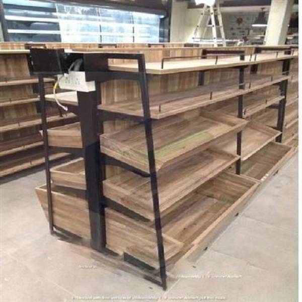 Wooden Showroom Rack