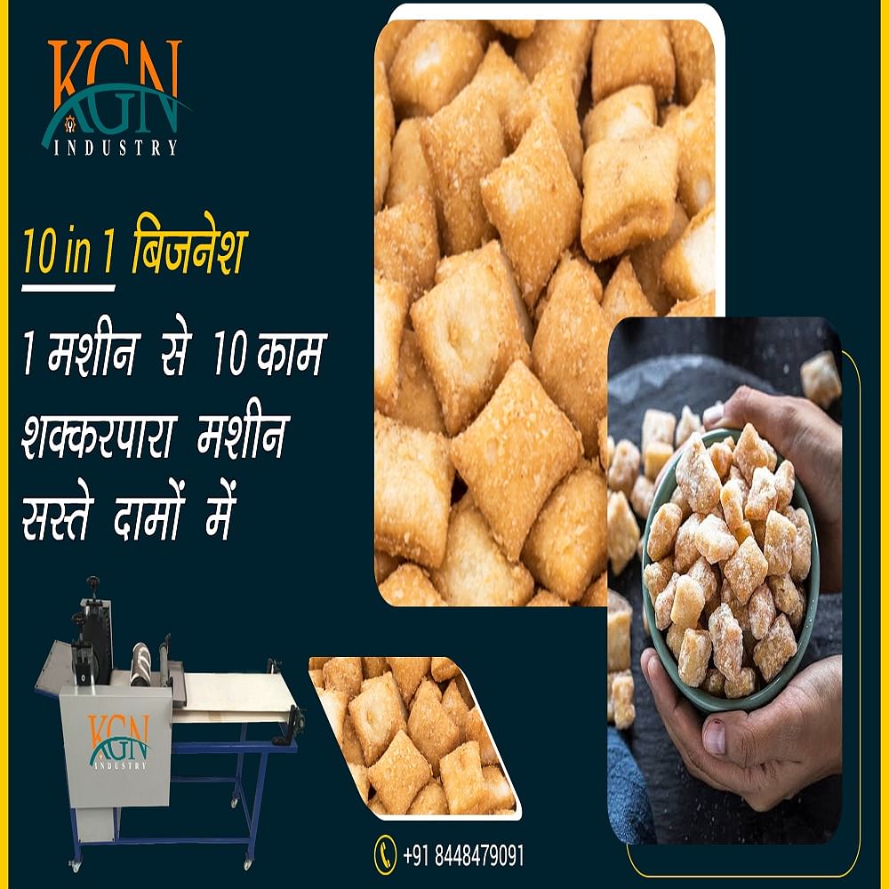 Automatic Small Size Shakarpara Namak Para Cutting Machine