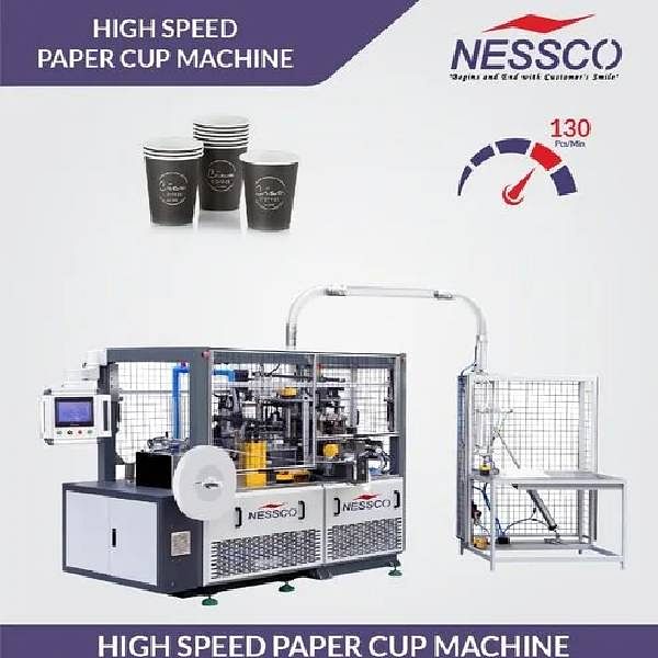 High Speed Paper Cup Making Machiness