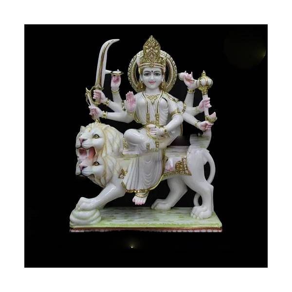 Marble Durga Maa Statue