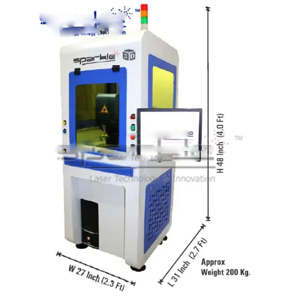 Automatic 3D Laser Marking Machine