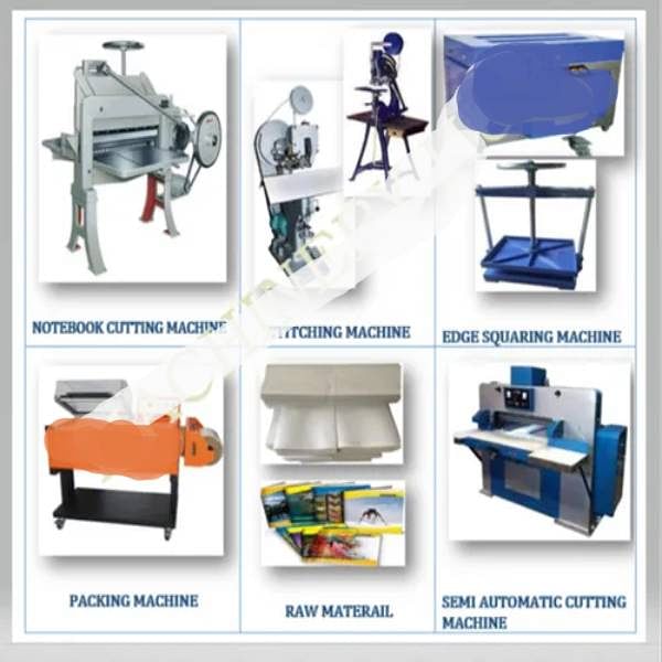 Semi Automatic Notebook Making Machine