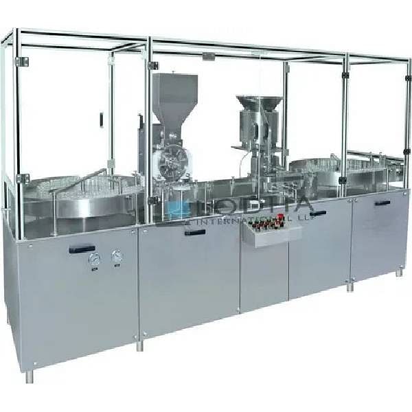 Automatic Injectable Powder Filling With Rubber Stoppering Machine