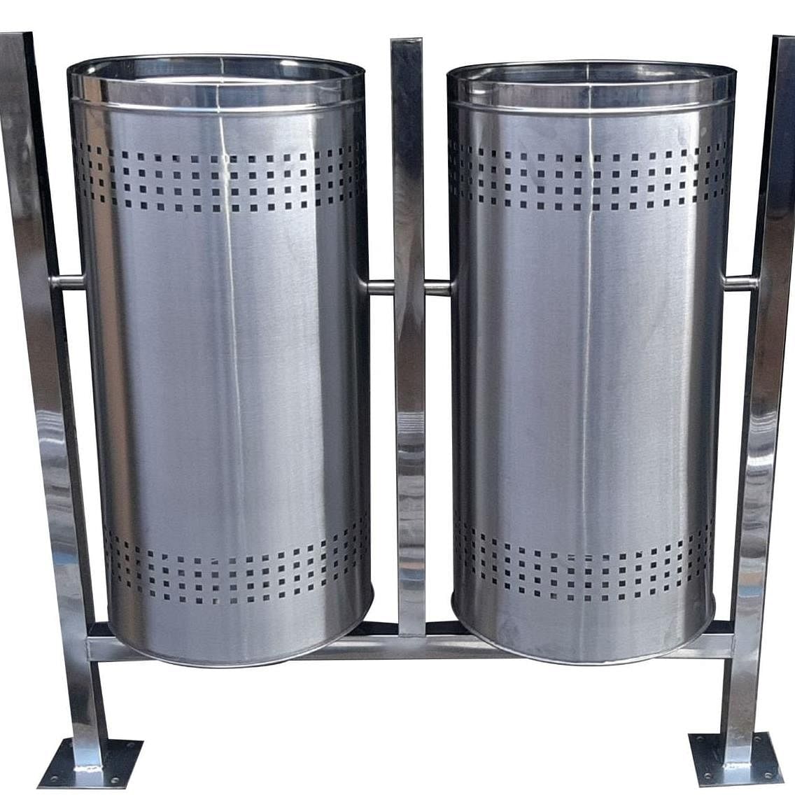 Triveni Solar Stainless Steel Dustbin 14X24