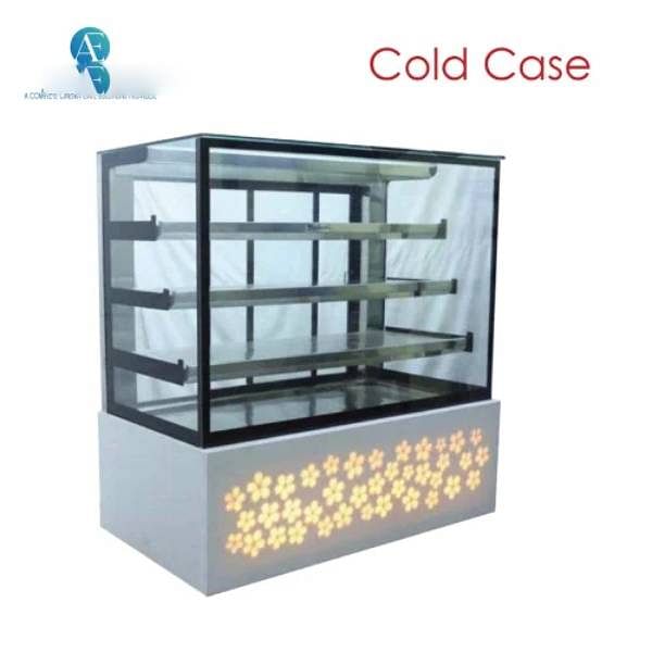 Stainless Steel Refrigerator Display Cold Case