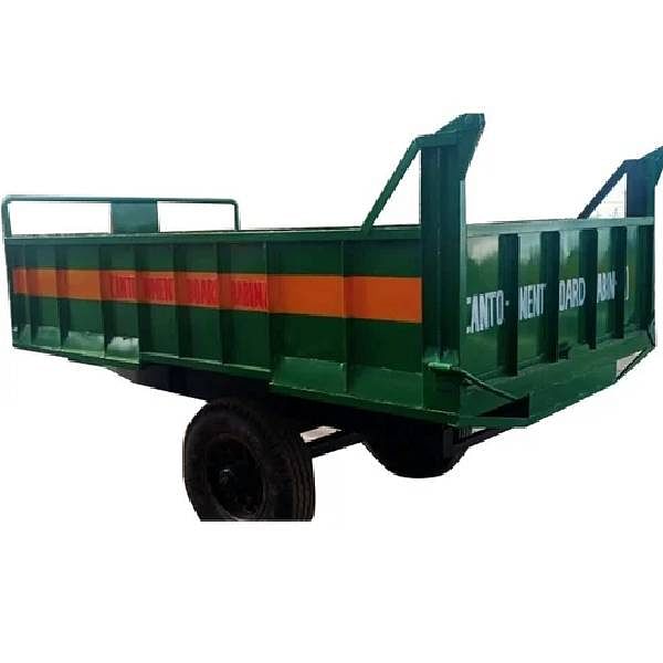 Polished Mild Steel Tractor Trolley