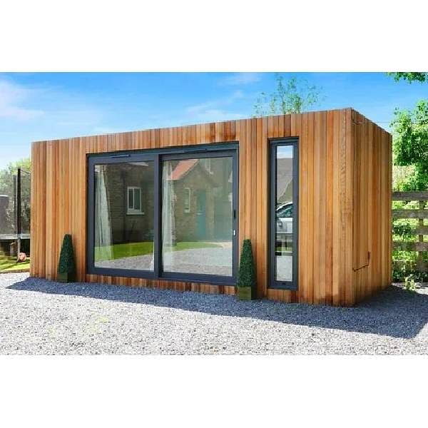 Wooden Finish Portable Farmhouse Cabin