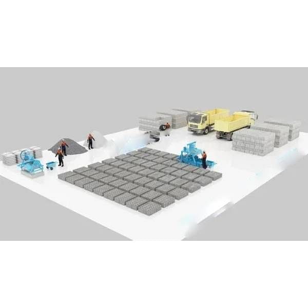 High Density Solid Block Making Machine