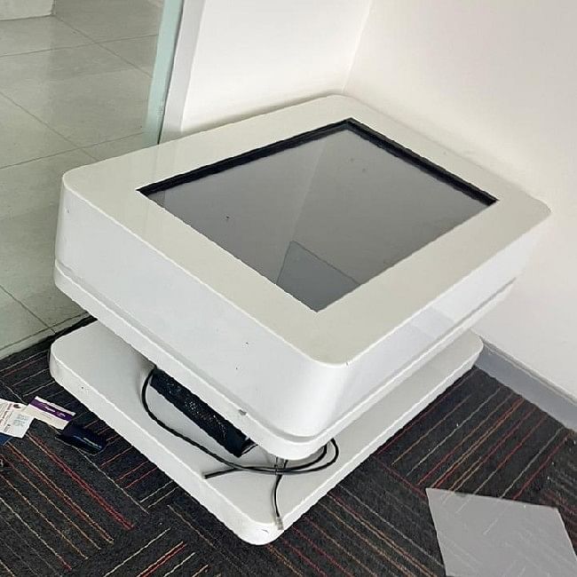 digital touch table for meeting information display