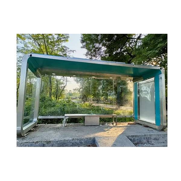 SS Glass Bus Shelter