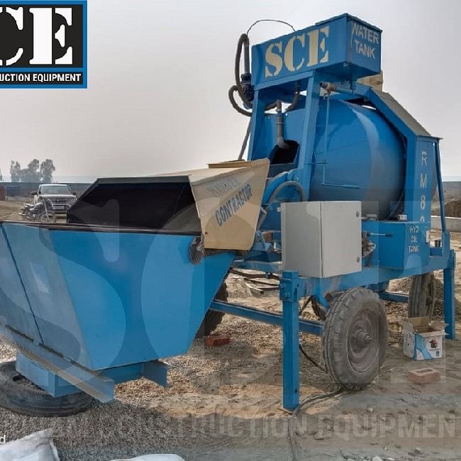 RM800E Reversible Concrete Drum Mixer