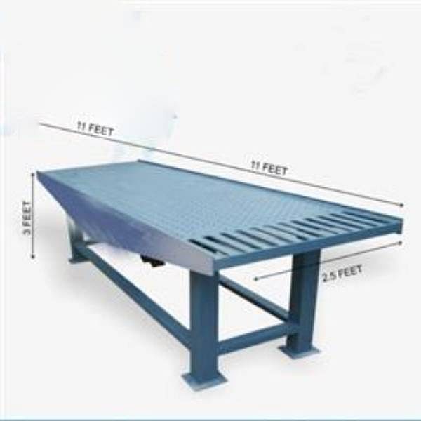 Zig-Zag Light Blue Vibrating Table 11x2.5, For Paver Block