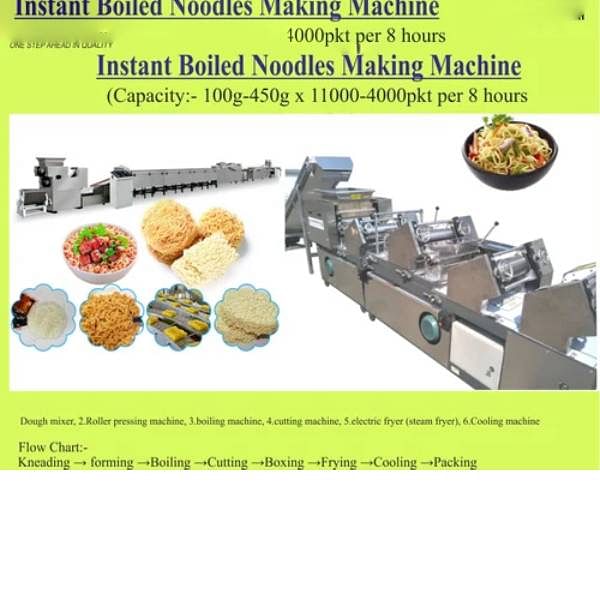 Instant Boiled Noodle Making Machine