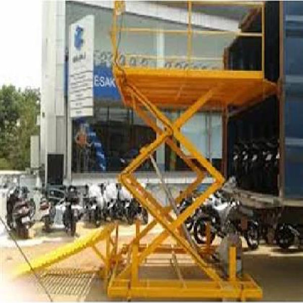 Hydraulic Scissor Lift For Two Wheeler