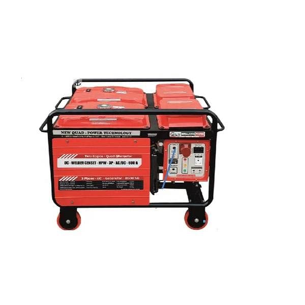 HPW-3PAC/DC 600A Portable Petrol Digital Welder Generator