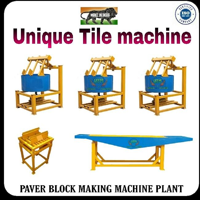 Designer tile making machine.