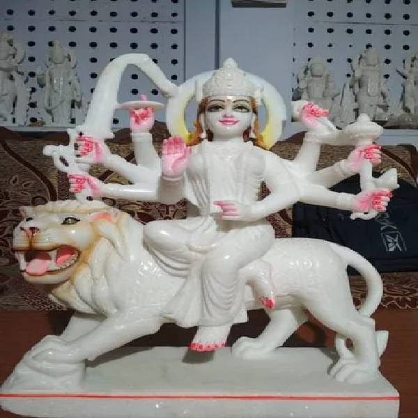 Durga Maa Marble Statue