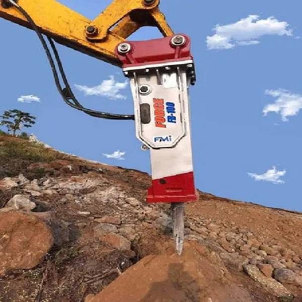 Force Hydraulic Rock Breaker, For Mining,Construction, Model Name/Number: FB-100