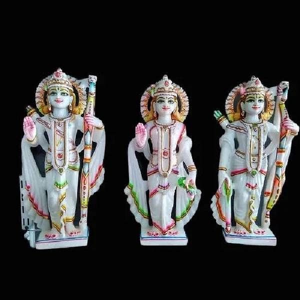 2.3 Feet Ram Darbar Marble Statue