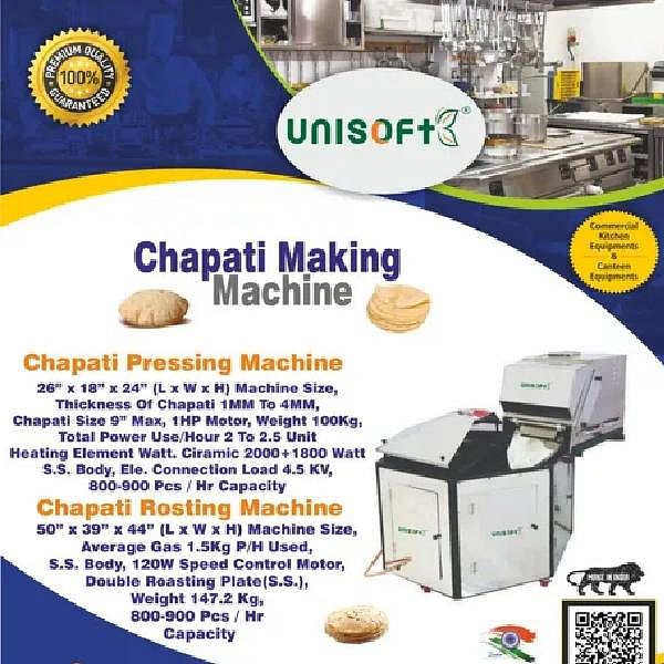 Chapati Machine with Roasting Units