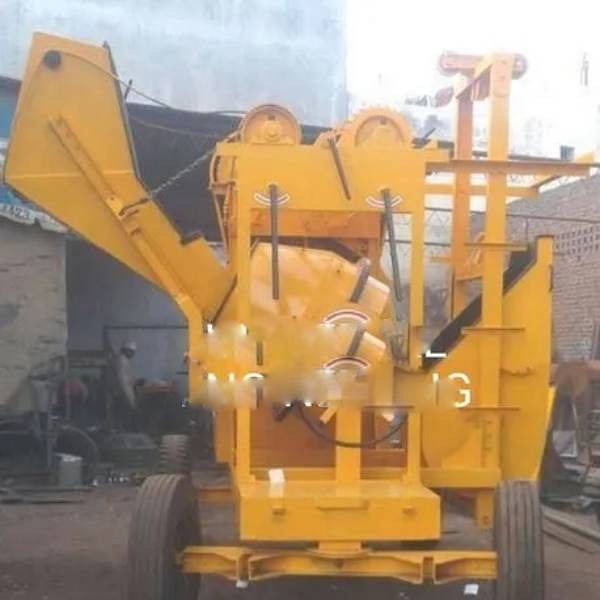 Hopper Concrete Mixer with Lift