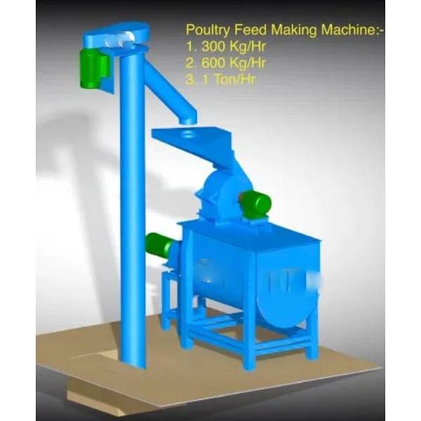 Poultry And Cattle Feed Makings Machine