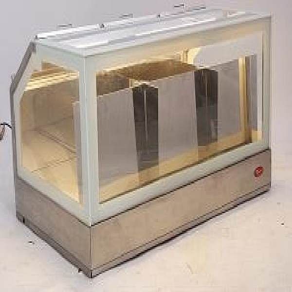 Popcorn Machine Glass Warmer 48"with Double Blower   And Three Door