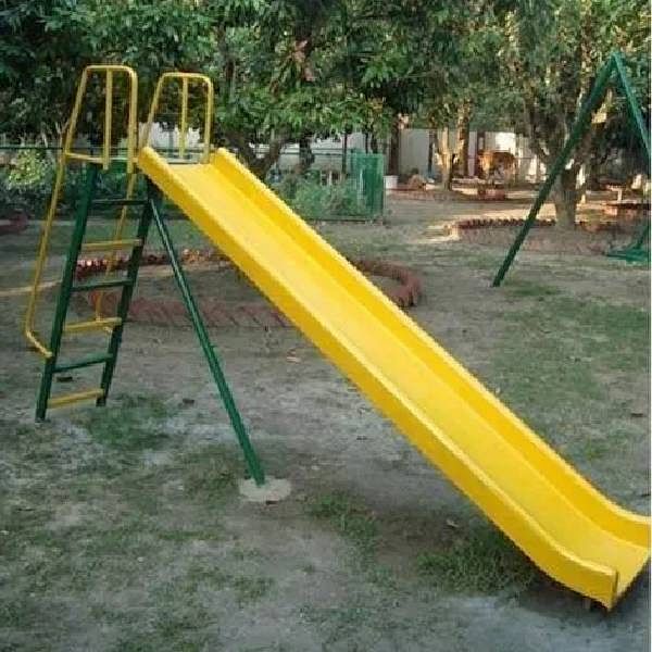 Yellow FRP Playground Slide