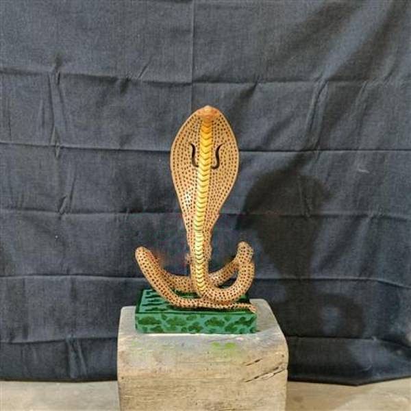 Marble Snake Statue