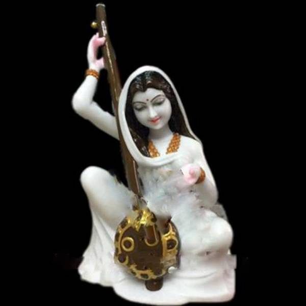 Marble Meera Bai Statue