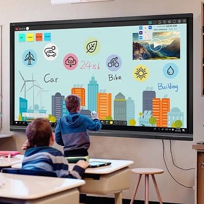 interactive flat pannel education 75 inch