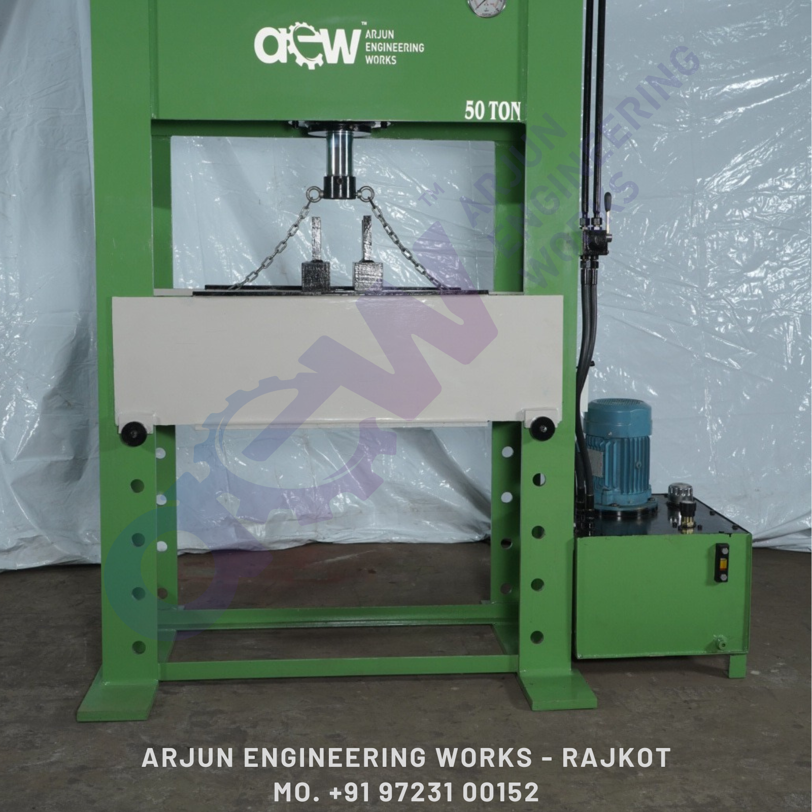 Motorised H Frame Hydraulic Workshop Press