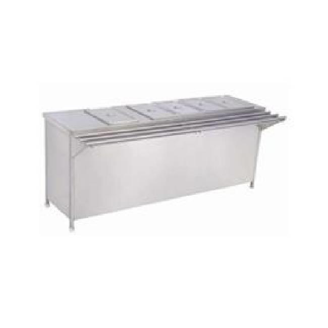 2 Hp Stainless Steel Food Warmer Electric Cum LPG, 220 V, Capacity: 55 Litres