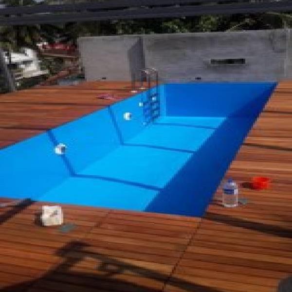 Fiber-Glass Fiberglass Swimming Pool