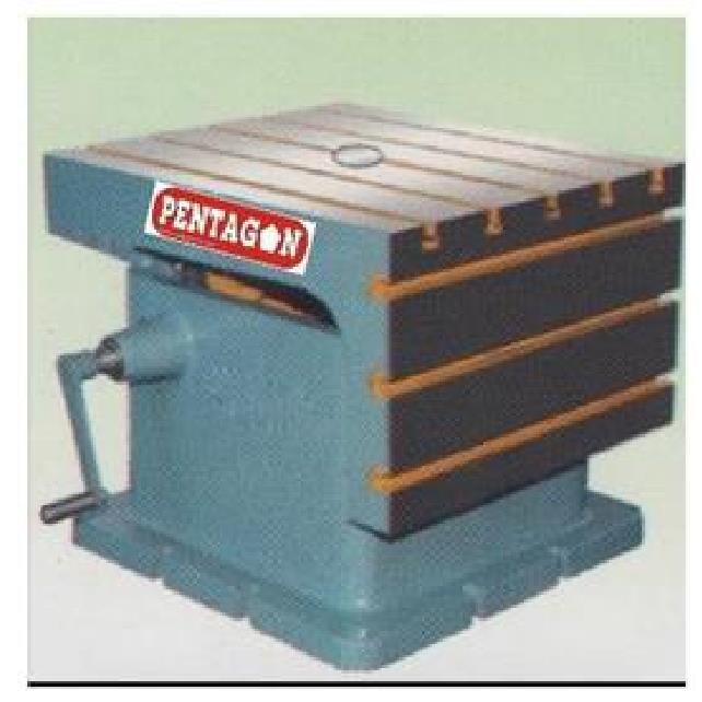 PENTAGON Tilting type box Table model PTBT610 suitable for Radial Drilling Machine with dimension 610 x 500 X 500 mm