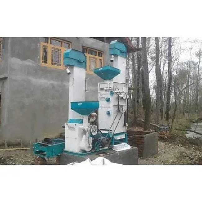 Double Rubber Roll Automatic Mini Rice Mill Machine