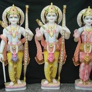 marble statue Ram Darbar