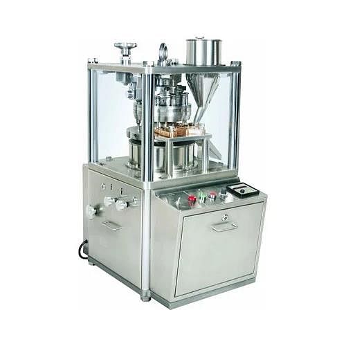 10 Station D Tooling Single Rotary Mini Tablet Press / Compression Machine