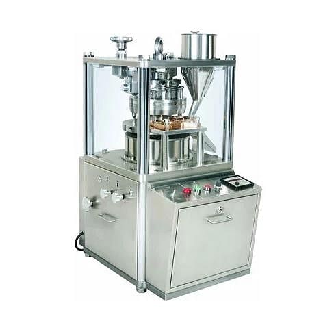 10 Station B Tooling Single Rotary Mini Tablet Press / Compression Machine