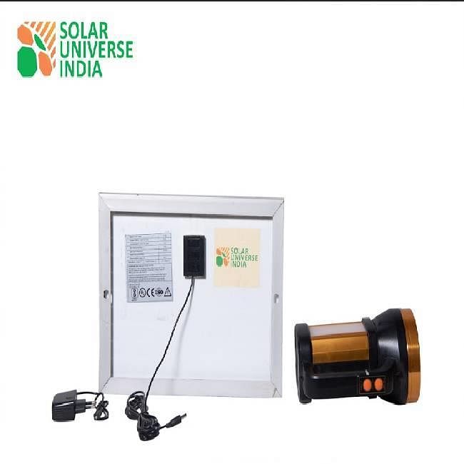 Solar Universe India Search & Focus Solar Torch with inbuilt lithium battery & external Solar Panel