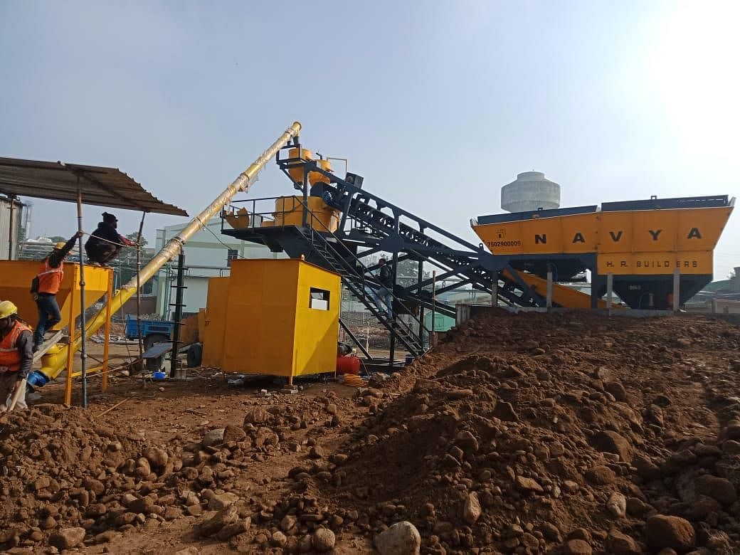 Compact Type Concrete Batching Plant